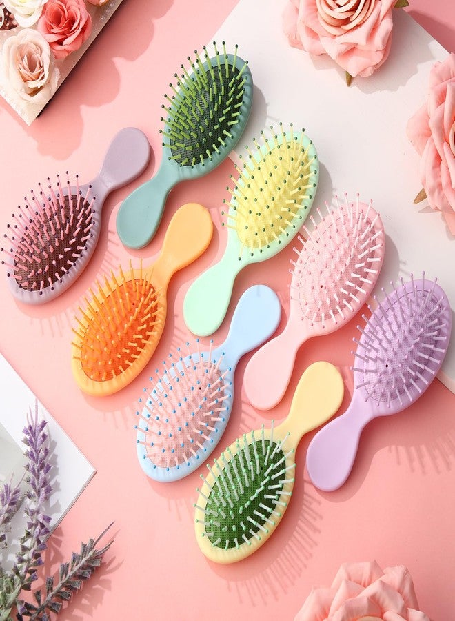 ProSuites 8 Pcs Mini Hair Brush for Girls,Colorful Small Hair Brush Pocket Travel Mini Hair Wet Brush Makeup Party Favors for Home,Bridesmaid,Birthday,Christmas - Image 4